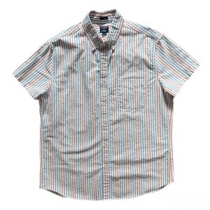 J. Crew Men's Multicolor Striped Button-Down Shirt